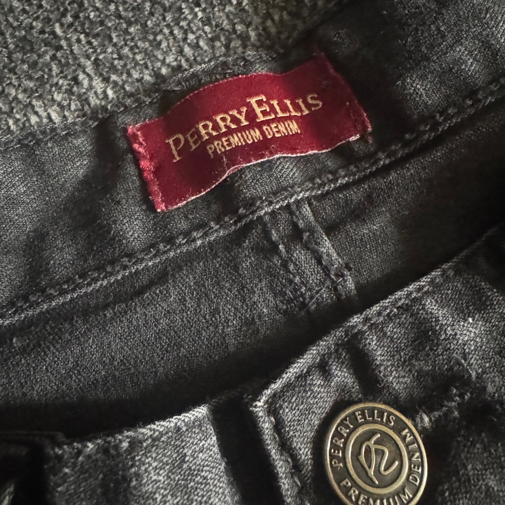 Perry Ellis Charcoal Premium Denim Jeans